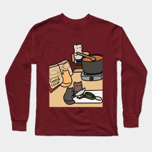 good soup cats Long Sleeve T-Shirt